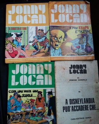 QUATTRO FUMETTI UMORISTICI DI JONNY LOGAN anni 70