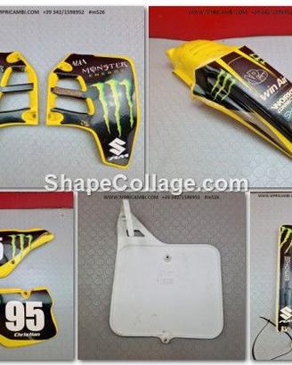 KIT PLASTICHE SUZUKI RM 250 1992 1991 RM250 1990 1