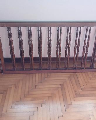 Lettino bimbo con ruote e rete a molle 