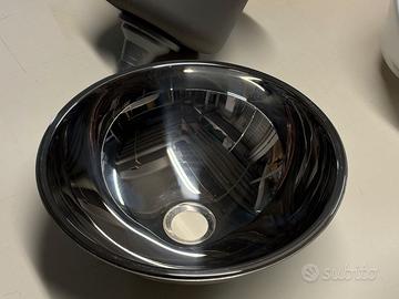 Lavabo tondo in Acciaio Inox - Design Specchiato