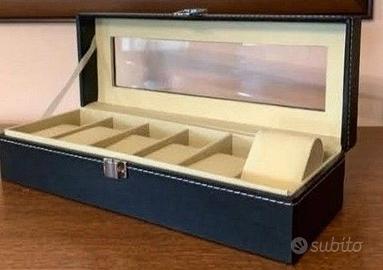 Scatola porta orologi e bracciali 6 slot