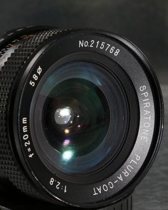 NIKON 20 F2.8  SPIRATONE PLURA-COAT
