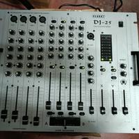 mixer vintage gbc dj-25 pro 