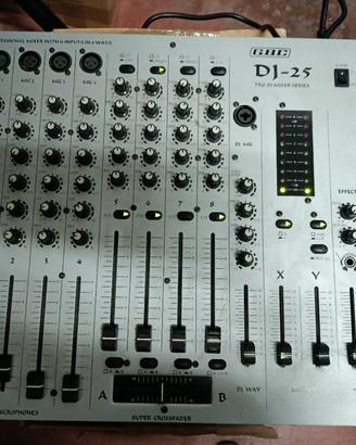 mixer vintage gbc dj-25 pro 