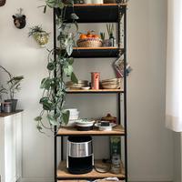 Scaffale industriale  - Abete e metallo