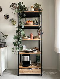 Scaffale industriale  - Abete e metallo