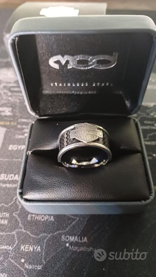 Anello Harley Davidson Regolabile - Stile Vintage In Acciaio Inox, Per Uomo E Donna - Foto 5