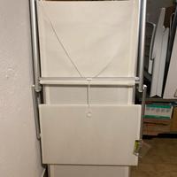 Lettino nuovo bianco da mare, spiaggia o piscina