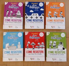 Sei libri Diario di una schiappa 