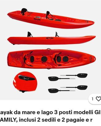 noleggio  canoa 2 posti 