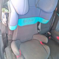 Due Seggiolini isofix cybex nero/blu elettrico