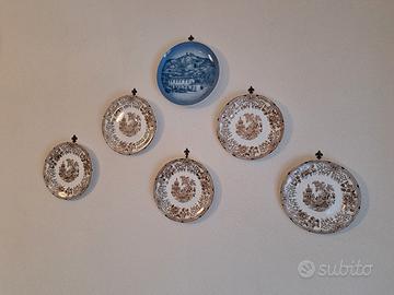 Set Piatti Decorativi da Parete - Vintage e Collez