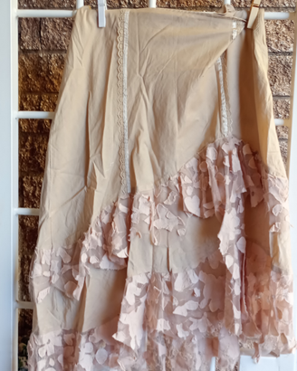 Gonna estiva con balze