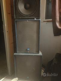 impianto audio PA Turbosound 