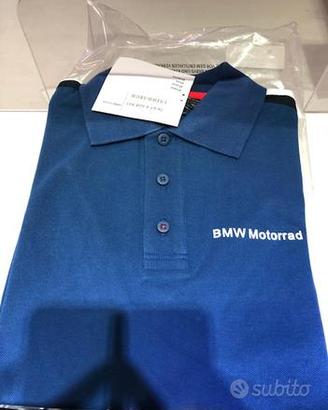 Polo shirt bmw motorrad blu