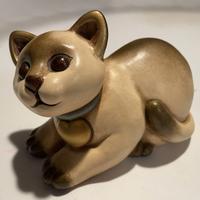 Statuina THUN originale- gatto in ceramica anni 80