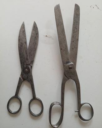 Antiche forbici da sarto o da calzolaio in ferro f