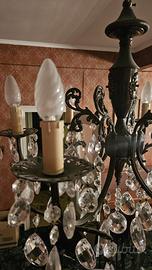 Lampadario in cristallo ( due )