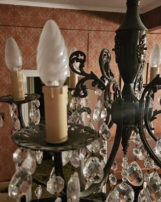 Lampadario in cristallo ( due )