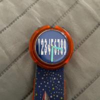 Pop swatch blu e arancione