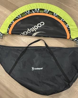 Trampolino Jill Cooper Superjump 111 cm Richiudibi