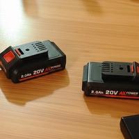 batterie ferm action 20 volt 2 ampere trapano avv