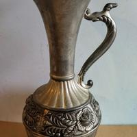 vaso decorato vintage placcato 