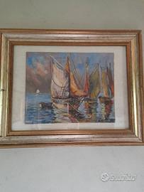 Quadro ad Olio con cornice Venezia di Furlanis