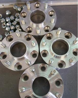 4 DISTANZIALI NUOVI LAND ROVER 25-30MM COMPLETI