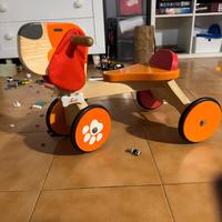 Triciclo legno Sevi – cavalcabile bimbo - nuovo
