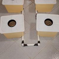 STOCK GROW BOX COMPLETO: 2 Tende + 7 Luci (LED/HPS