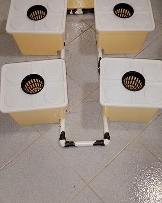 STOCK GROW BOX COMPLETO: 2 Tende + 7 Luci (LED/HPS