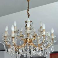 Lampadario gocce anni 50 