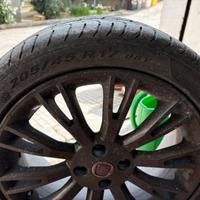 4 gomme con cerchi per Fiat Punto 205/45 R17