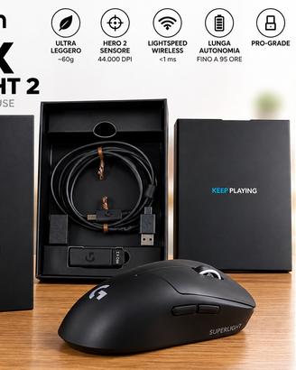 Logitech G Pro X Superlight 2 – Wireless eSport
