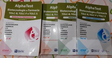 Alpha test biotecnologie e farmacia tolc B, tolc F