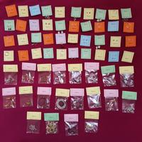 lotto stock gioielli bijoux bigiotteria 60pz.