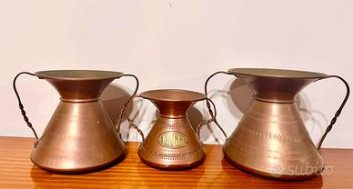 Conche vasetti antichi in rame