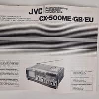 TV JVC CX-500ME danneggiato.