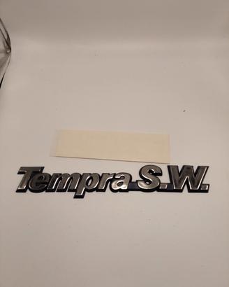 SCRITTA EMBLEMA SIGLA TARGHETTA POST FIAT TEMPRA S
