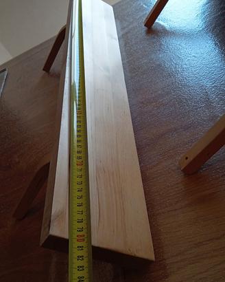 3 mensole in legno 