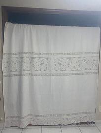 Splendida tenda in lino 100% fatta a mano