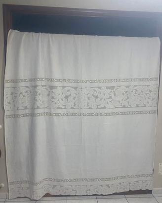Splendida tenda in lino 100% fatta a mano