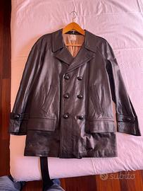 Giacca vintage da uomo in pelle