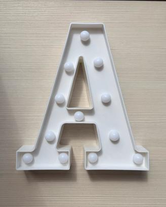 Lettere LED luminose