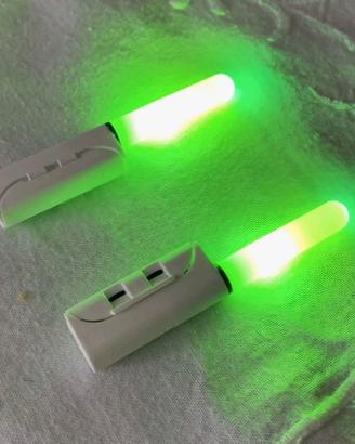 10 Starlight LED Gialli Piu 10 Batterie mare