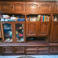 Libreria con intarsi