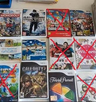 Giochi Wii perfettamente conservati + accessori