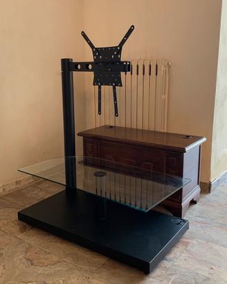 Elegante Carrello Meliconi tv L&C in vetro