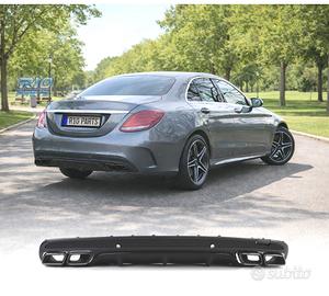 DIFUSORE MERCEDES CLASSE C W205 SEDAN 13-18 LOOK A